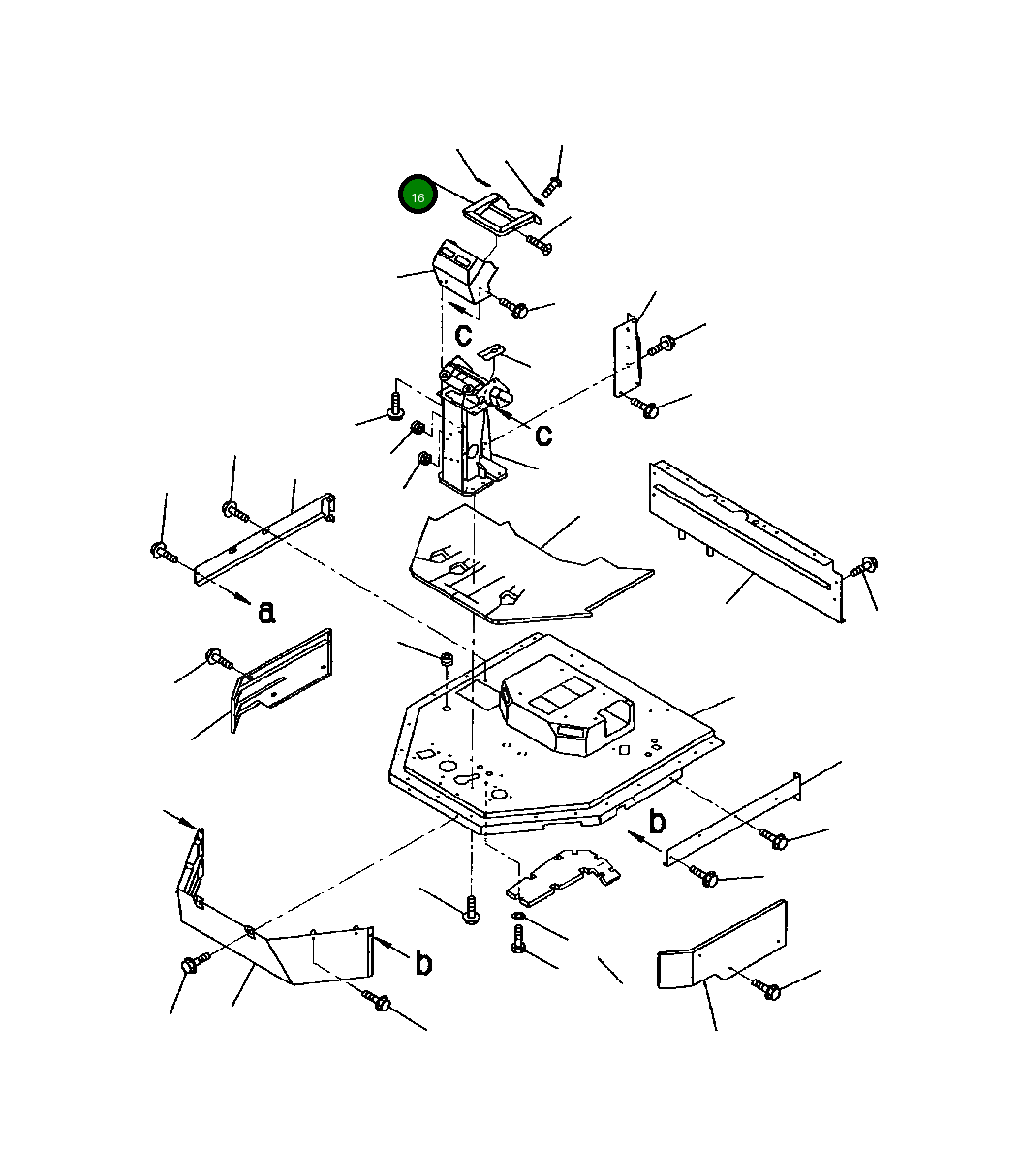 Крышка 428-S33-2160 Komatsu