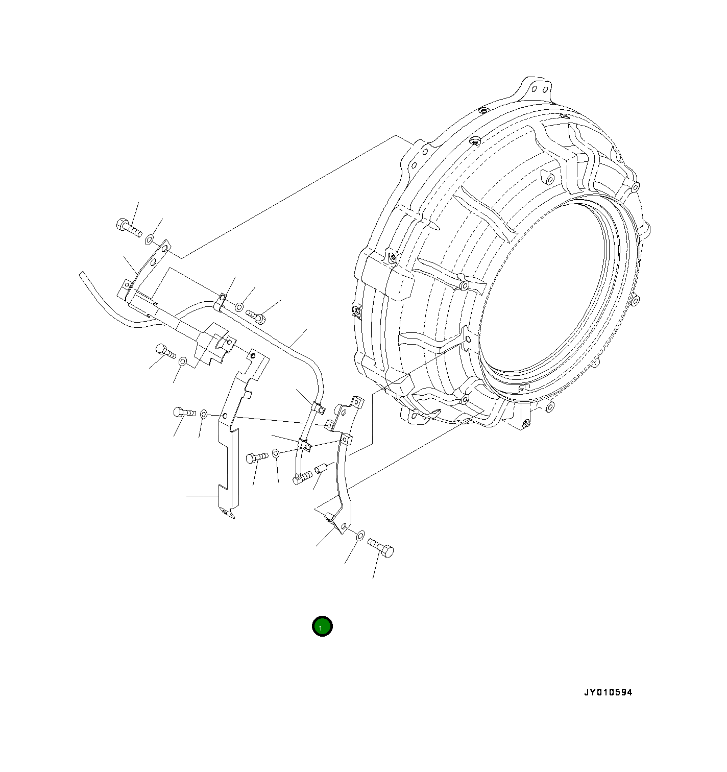 Крышка 561-88-71311 Komatsu