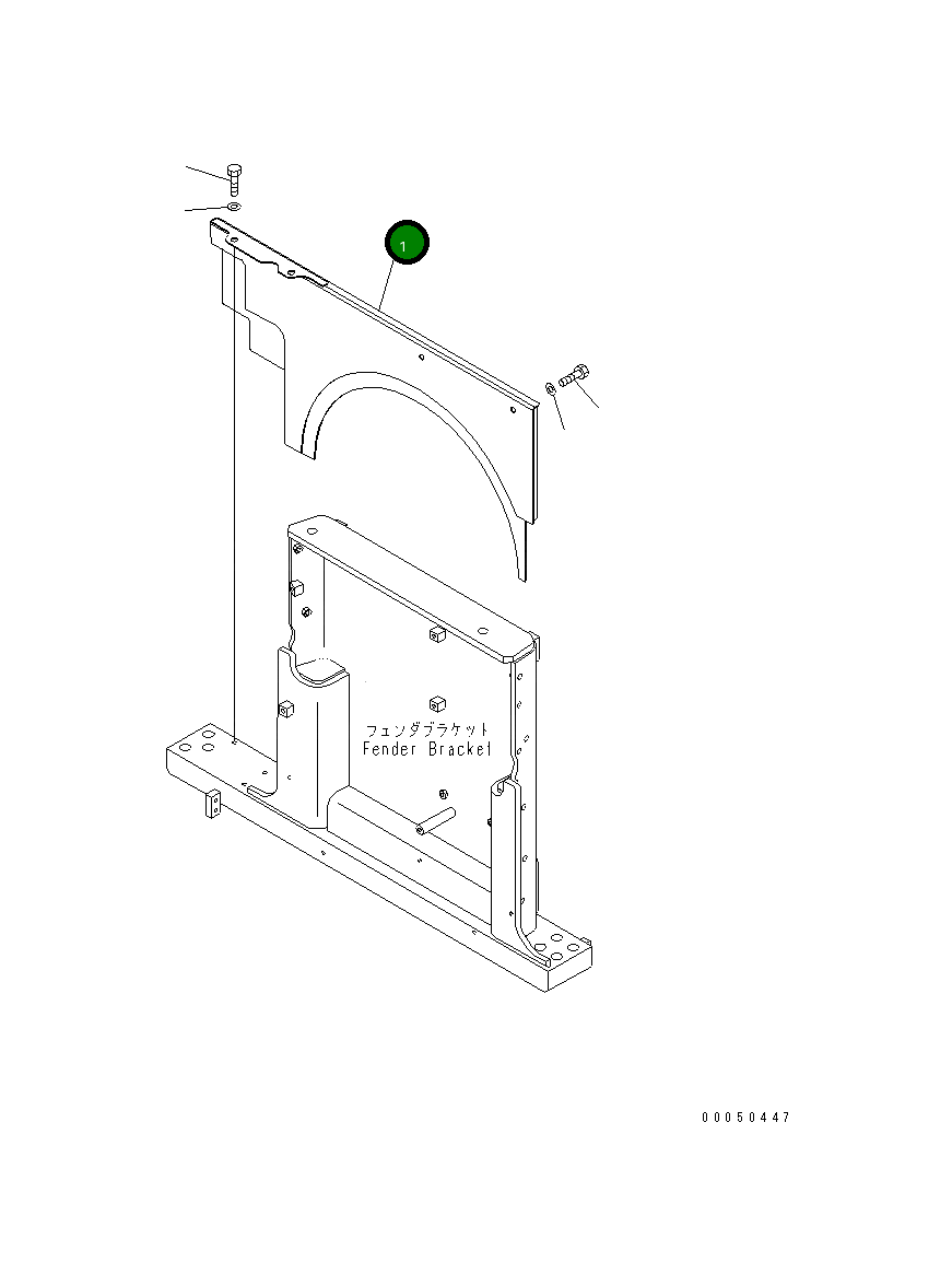 Крышка 195-54-82142 Komatsu