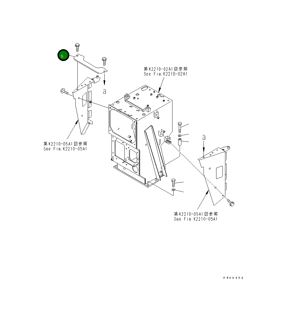 Крышка 14X-54-18650 Komatsu
