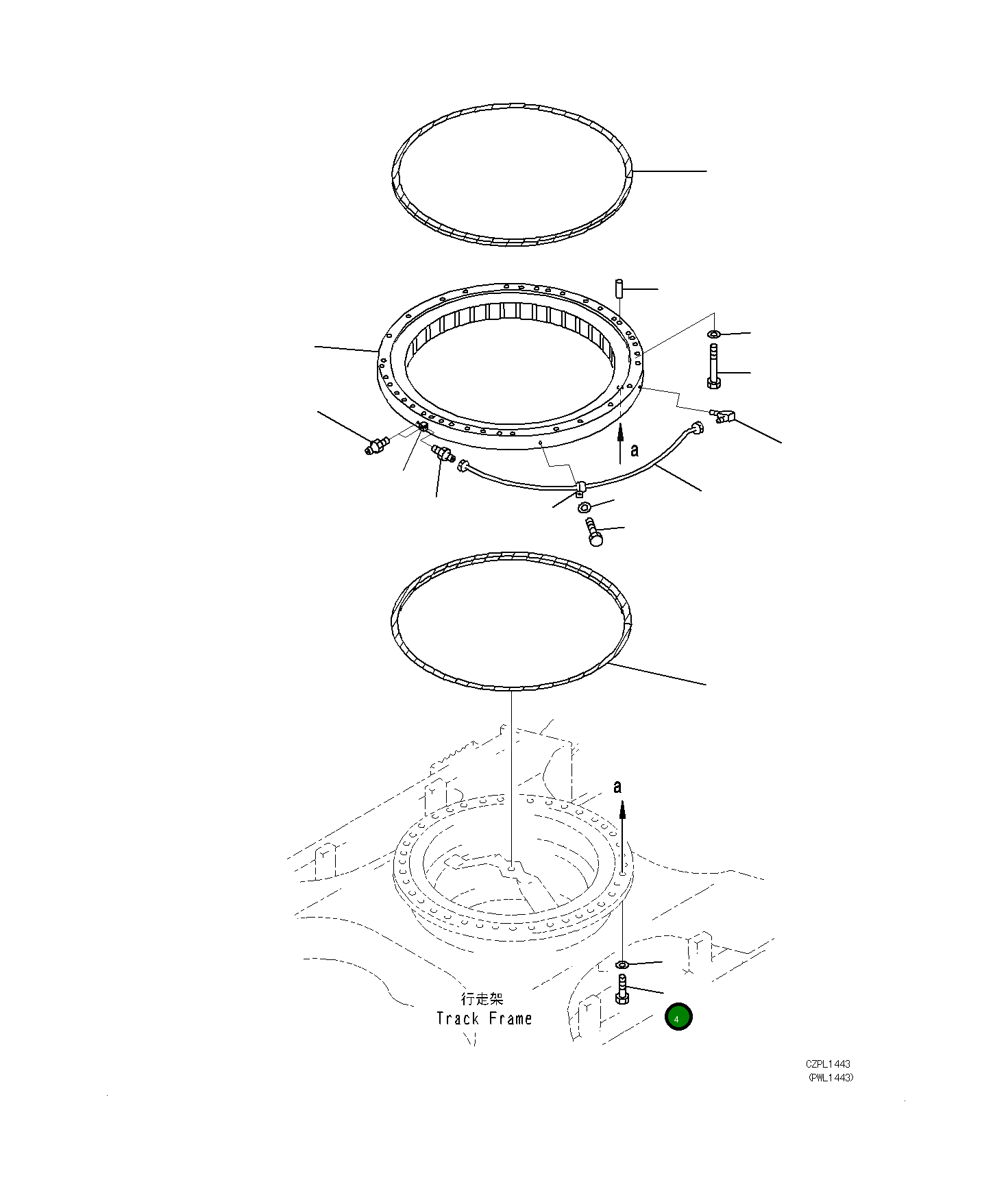 Болт 207-25-31180 Komatsu
