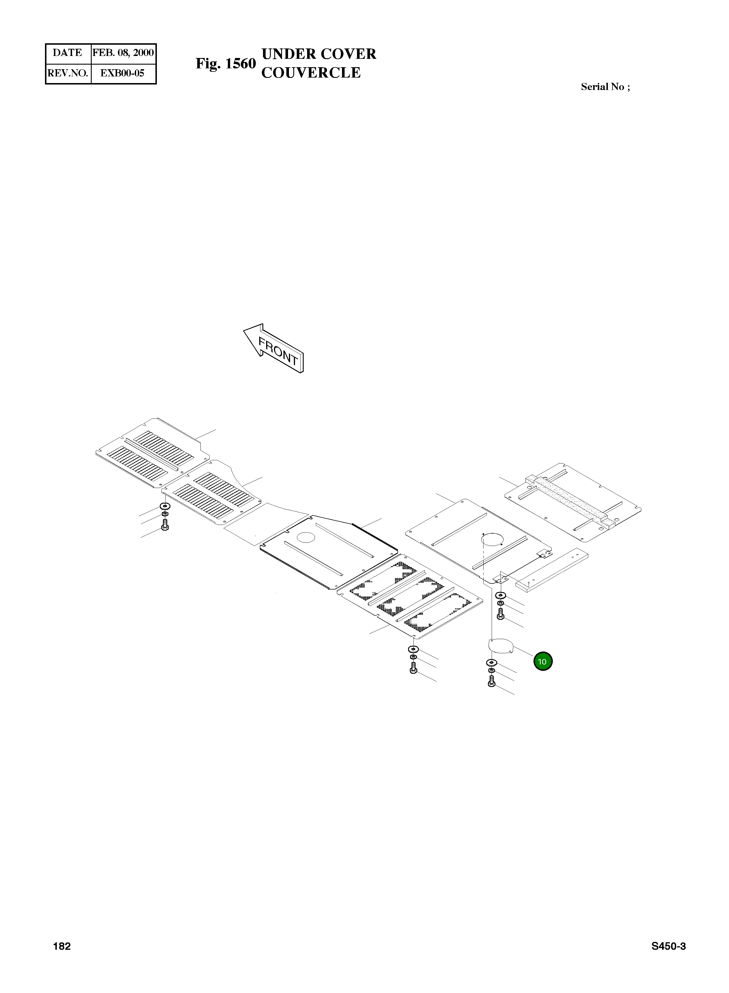 Крышка 2627-1127 Komatsu