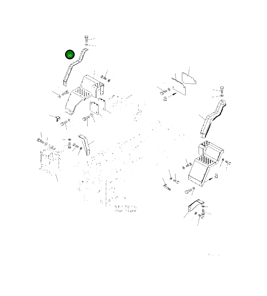 Крышка 419-54-54220 Komatsu