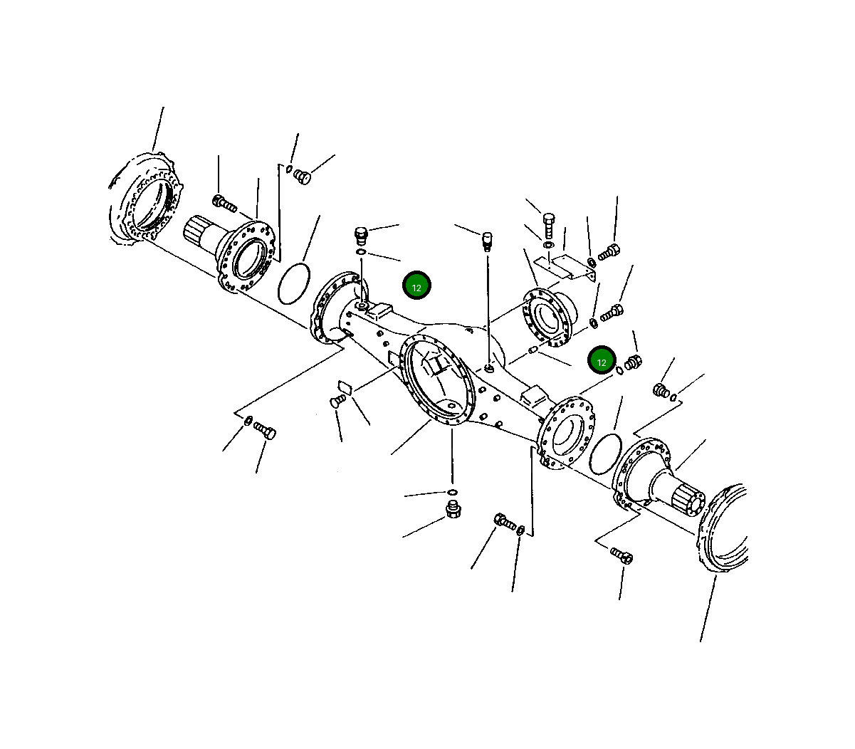 Кольцо уплотнительное (O-Ring) 07002-03643  Komatsu