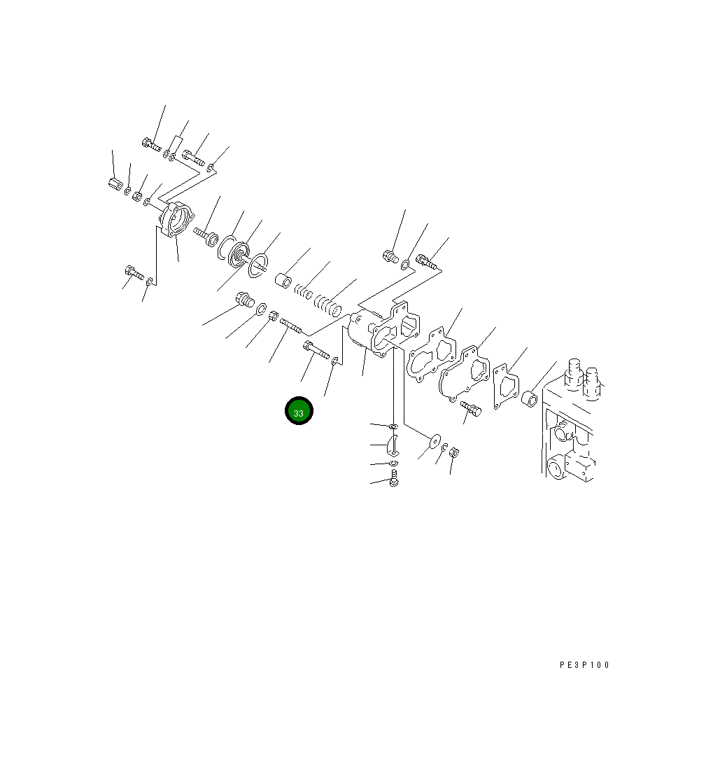 Болт DK010006-7040 Komatsu
