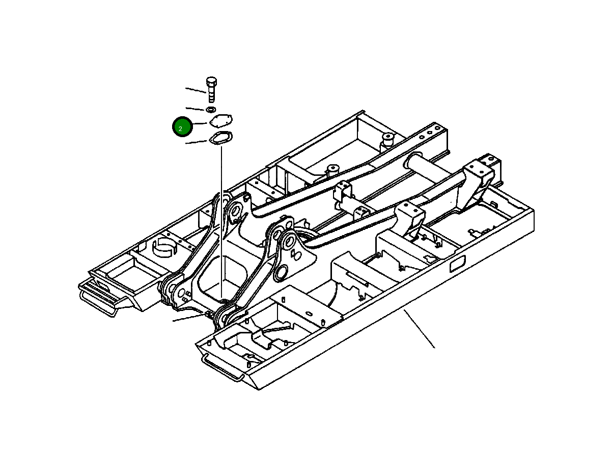 Крышка 209-46-12231  Komatsu