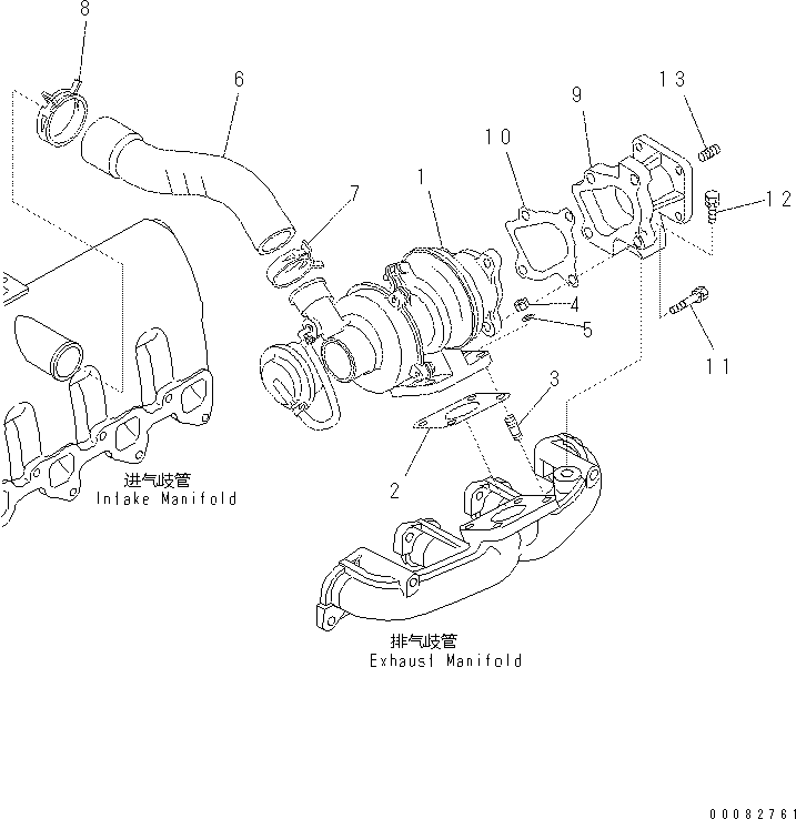 Болт KT1G923-9101-0  Komatsu