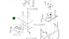 Крышка 20Y-54-25481 Komatsu