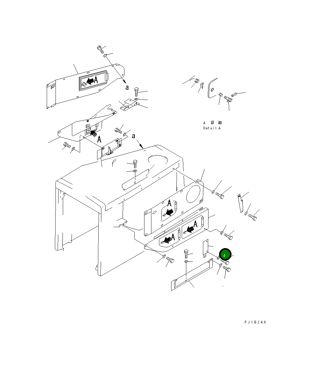 Крышка 176-54-49131 Komatsu