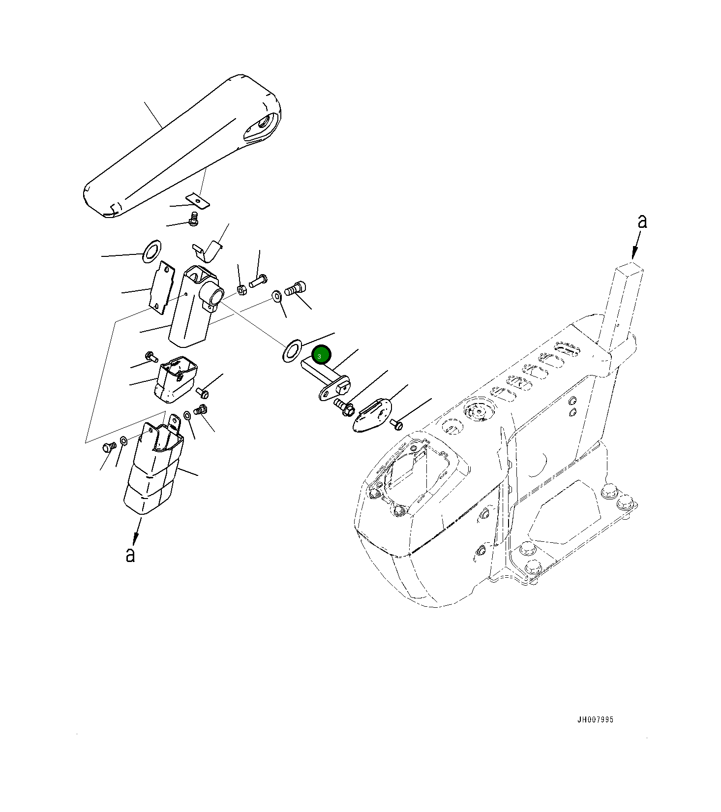 Болт 0125280820 Komatsu