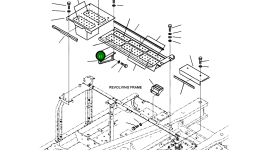 Крышка 208-54-41621 Komatsu