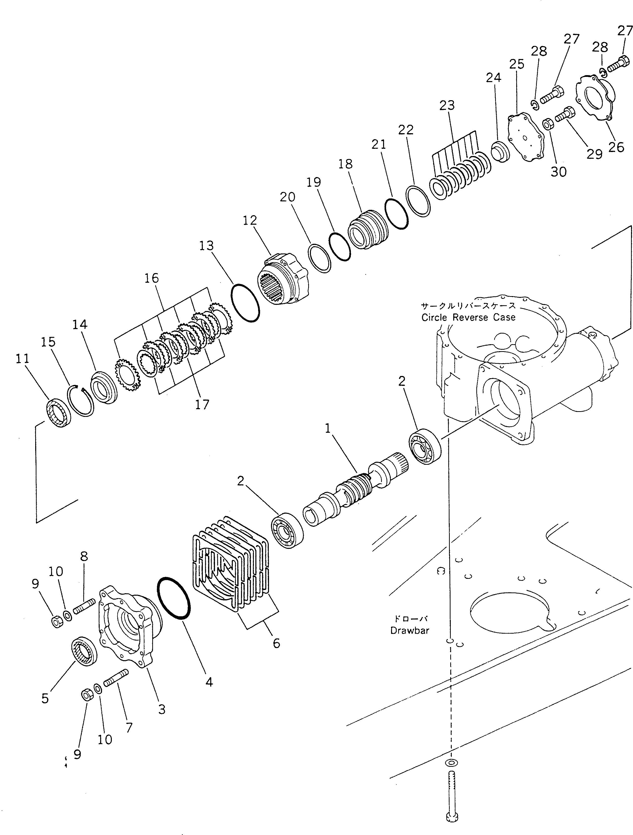 Болт 235-70-15291 Komatsu