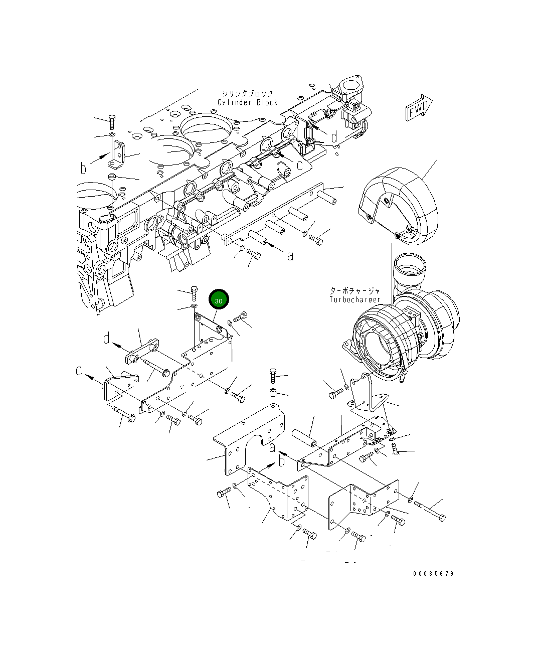 Крышка 6261-11-8241 Komatsu