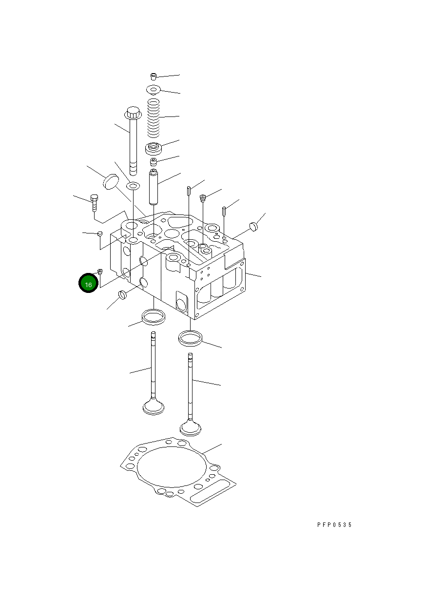 Кольцо уплотнительное (O-Ring) CU3056415 Komatsu