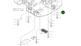 Крышка 22B-54-19950 Komatsu