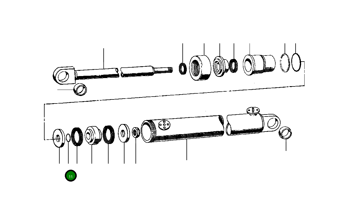 Кольцо уплотнительное (O-Ring) 34 854 Komatsu