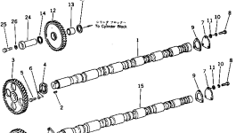 Вал CU3033853 Komatsu