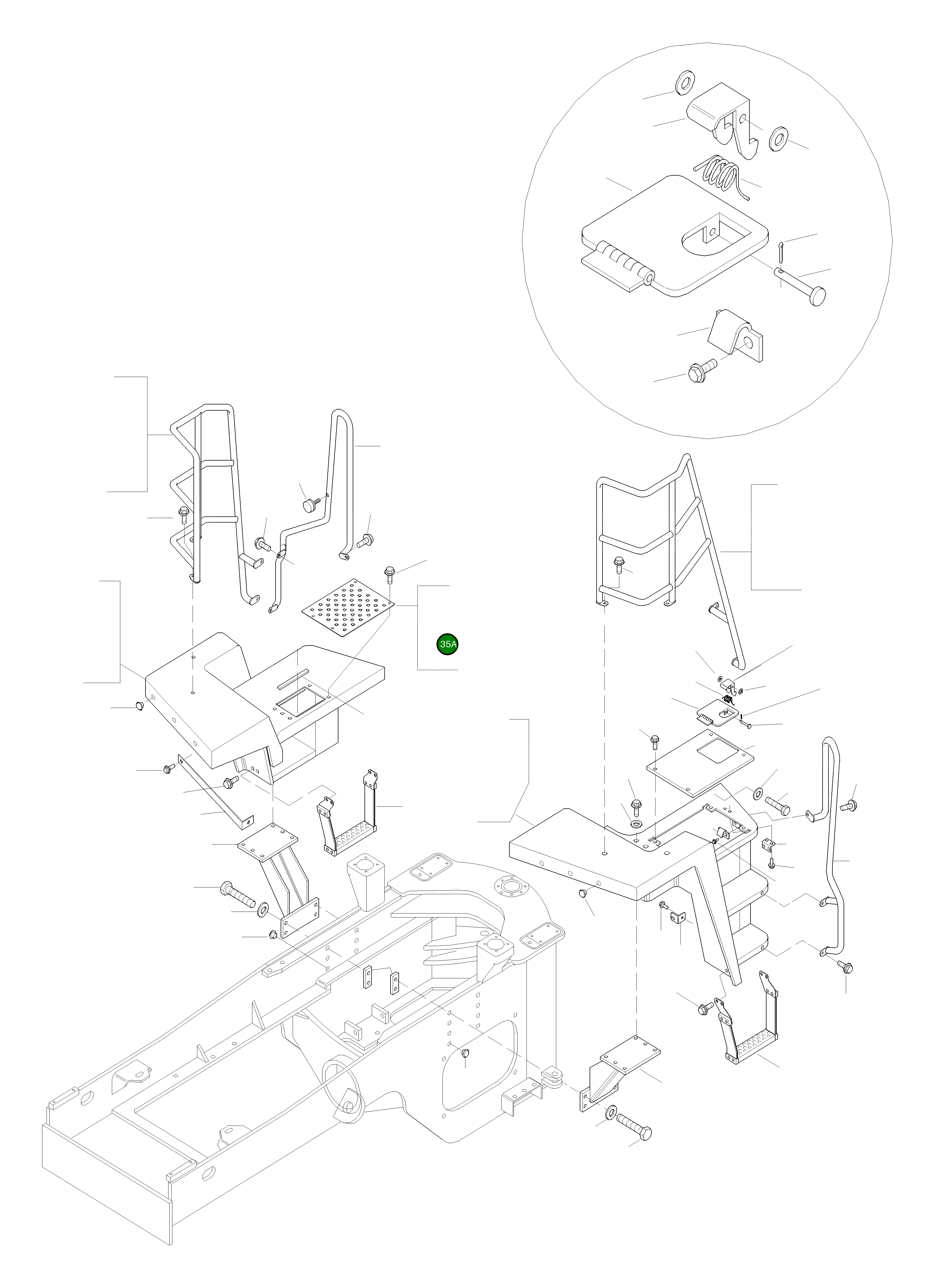 Крышка 421-54-H4291 Komatsu