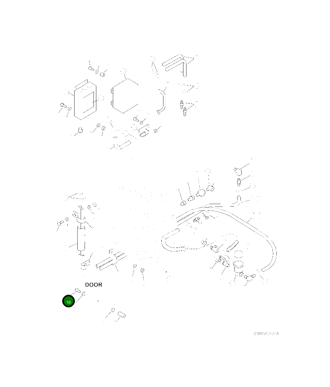 Болт 10713KF Komatsu