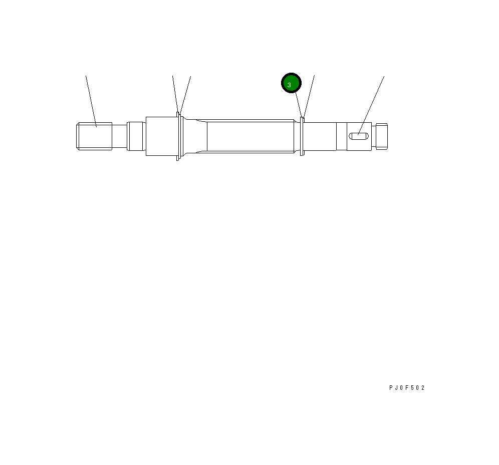 Кольцо UC1302125009 Komatsu