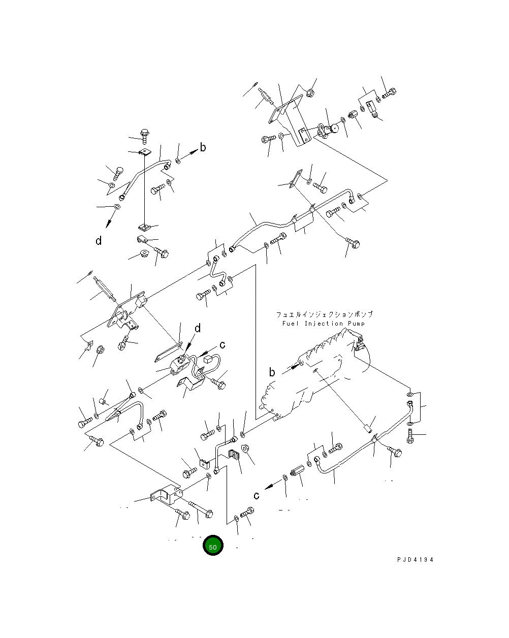 Болт 01435-01070  Komatsu
