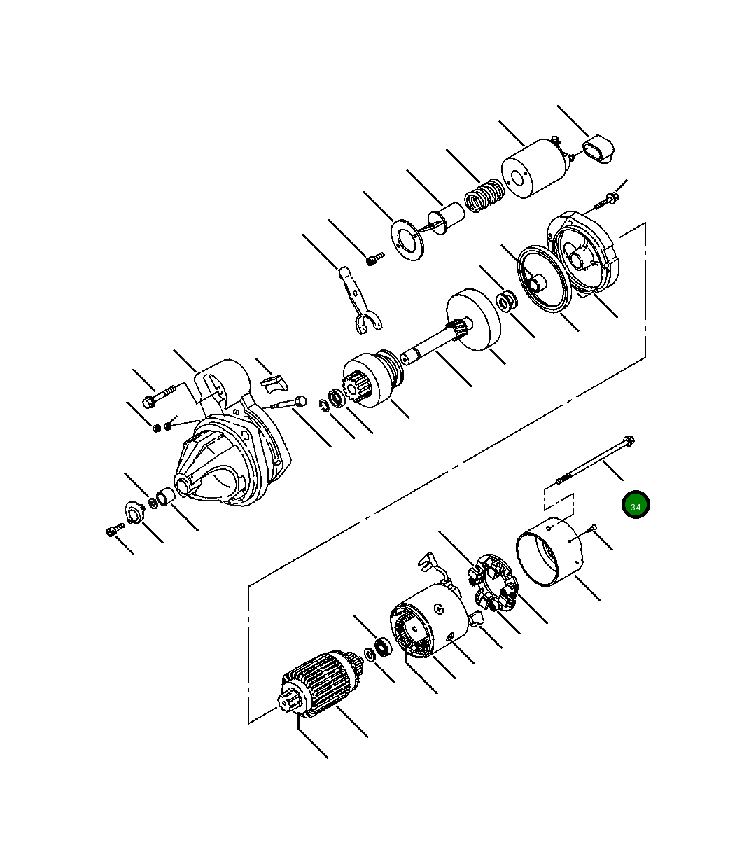 Болт YM12125477770 Komatsu