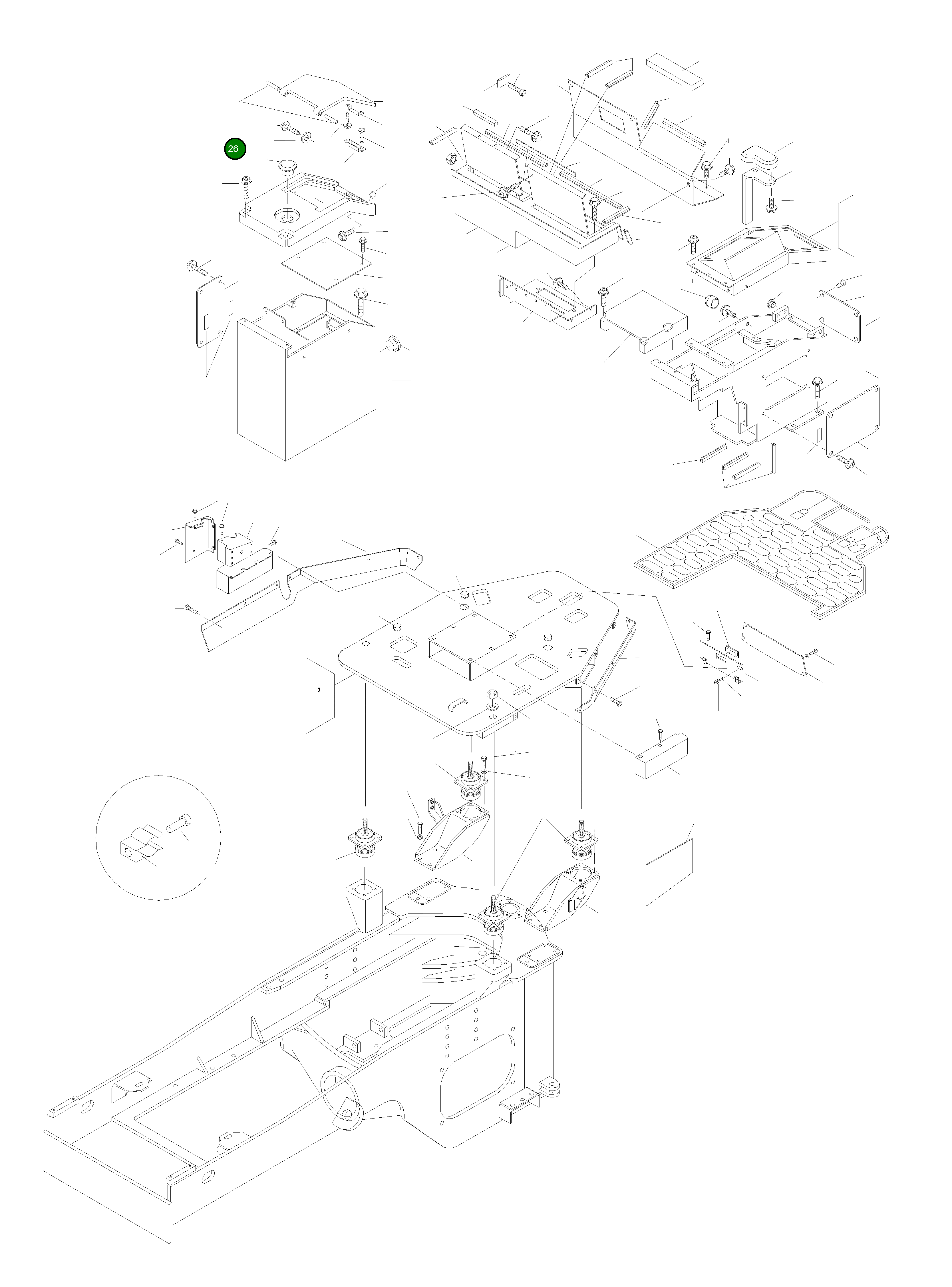 Крышка 423-54-H2170  Komatsu