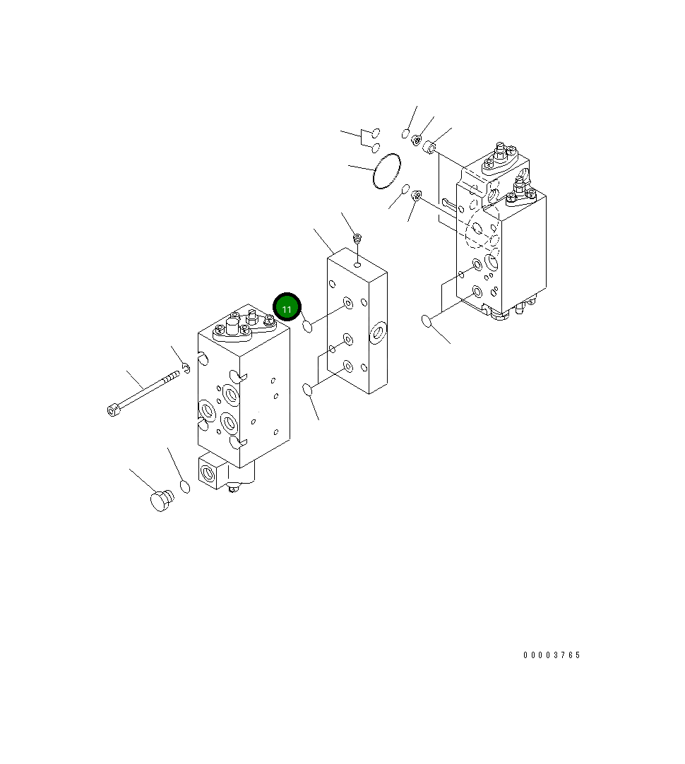 Кольцо уплотнительное (O-Ring) 07000-22011 Komatsu