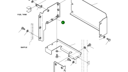 Крышка 2621-3636A Komatsu