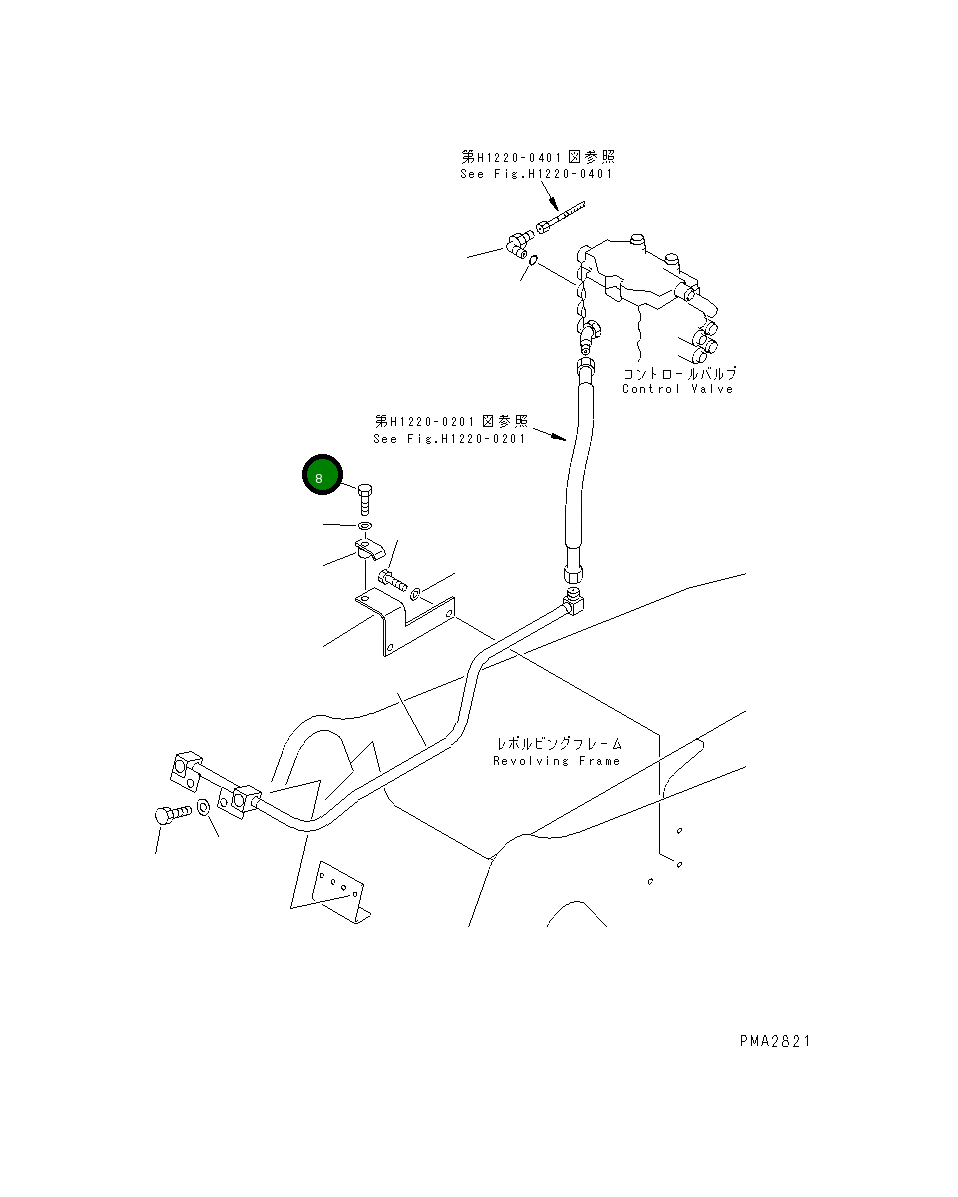 Болт 01010-51250  Komatsu