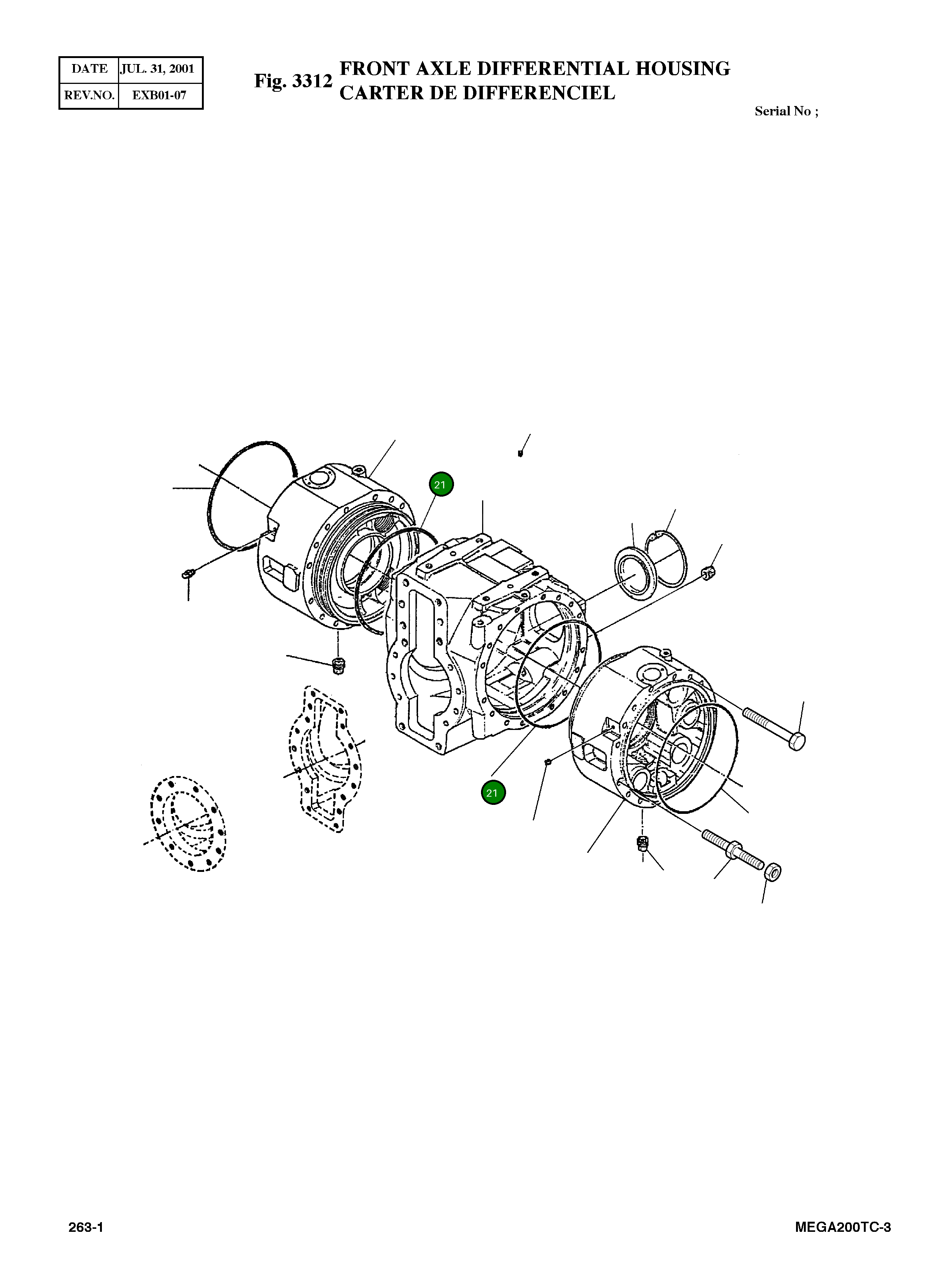 Кольцо уплотнительное (O-Ring) 176.07.029.02 Komatsu