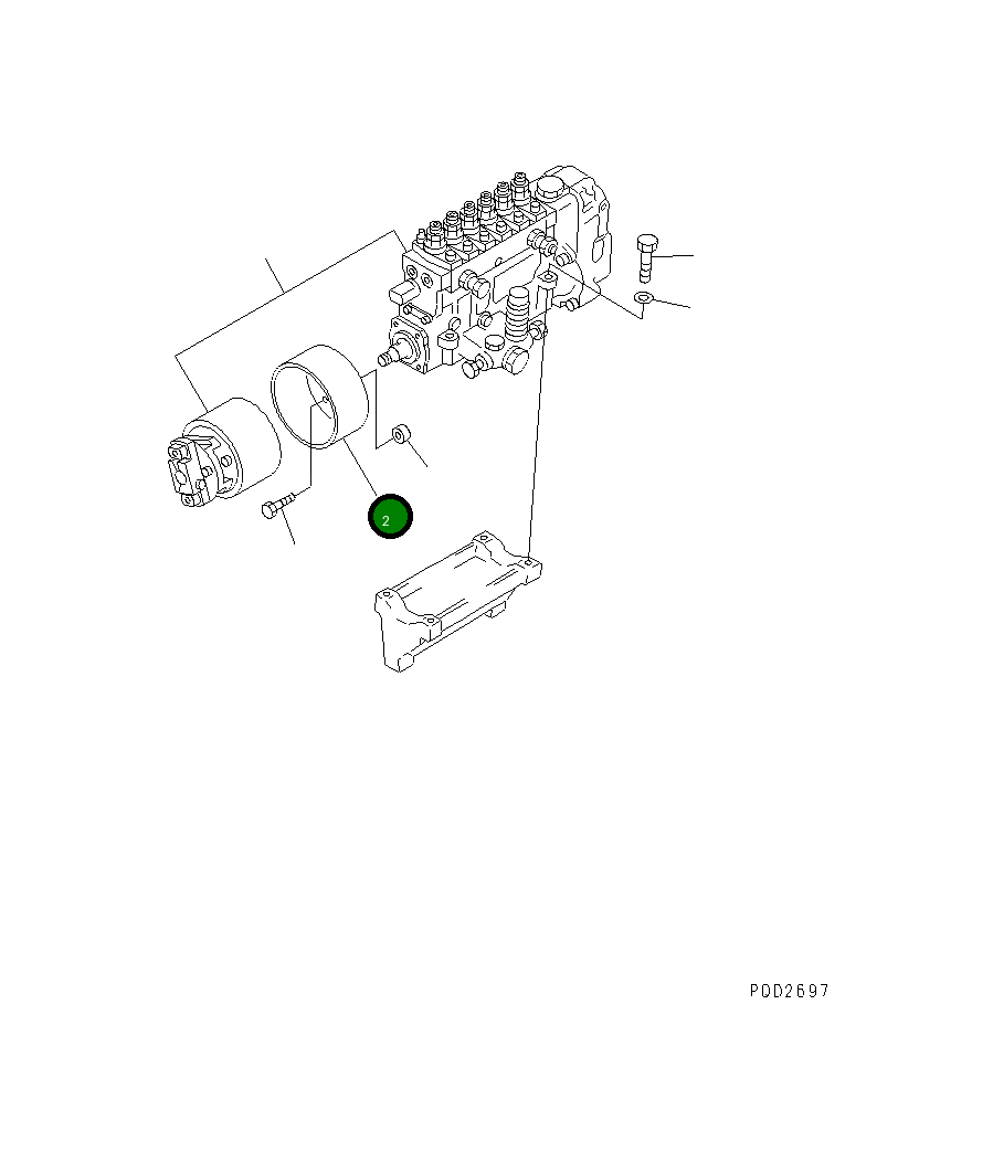 Крышка 6150-71-3241 Komatsu
