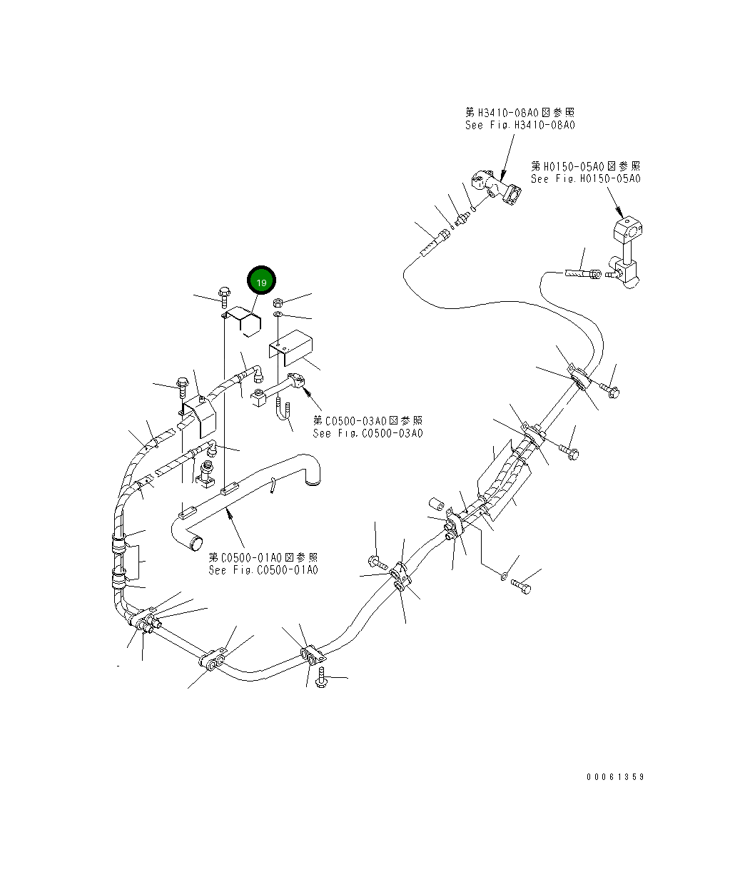 Крышка 56D-61-11911 Komatsu
