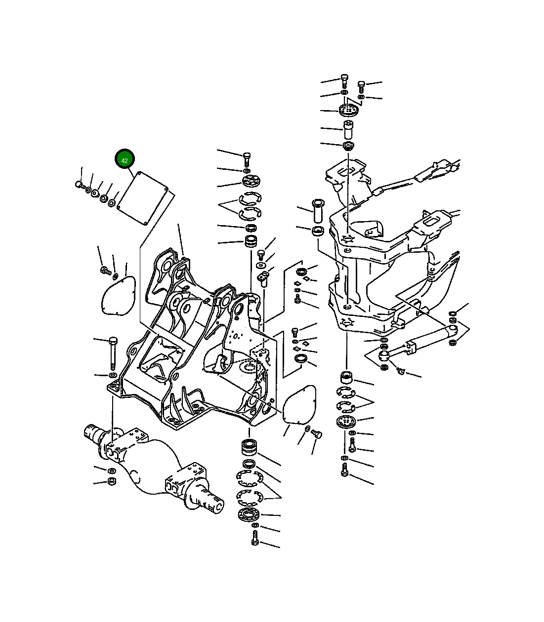 Крышка 426-46-11612  Komatsu