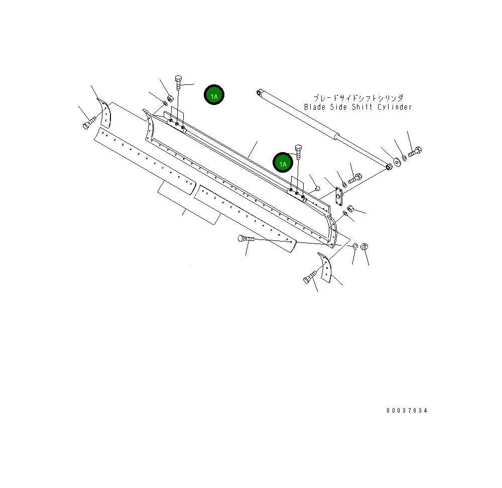 Болт 02010-81232 Komatsu