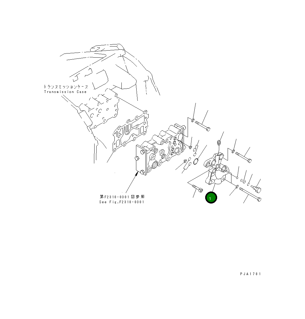 Крышка 14X-10-15830 Komatsu