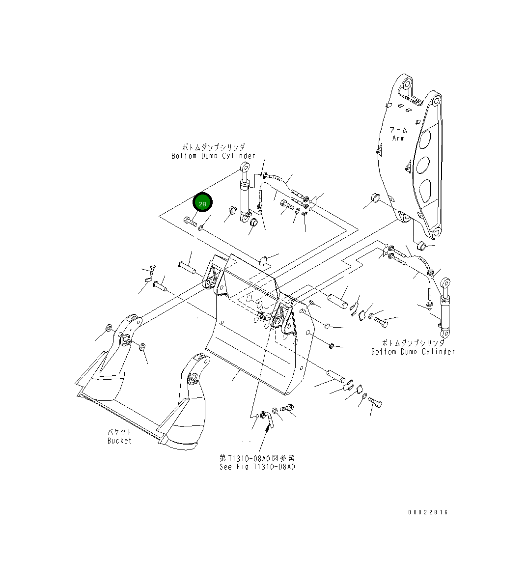 Болт DM51712298 Komatsu