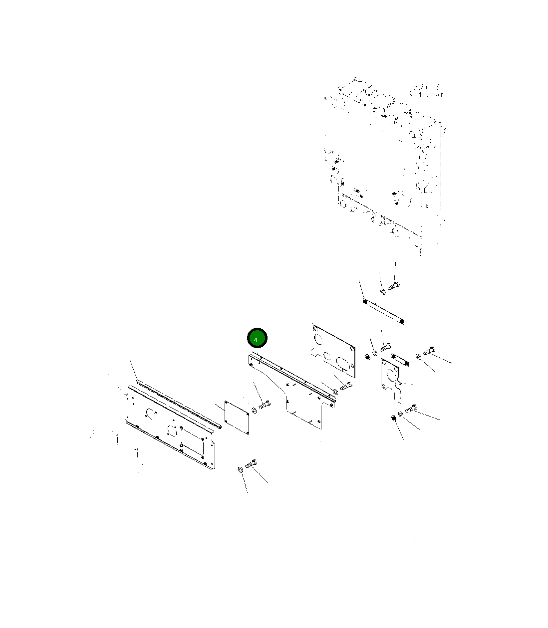 Крышка 423-54-62451 Komatsu