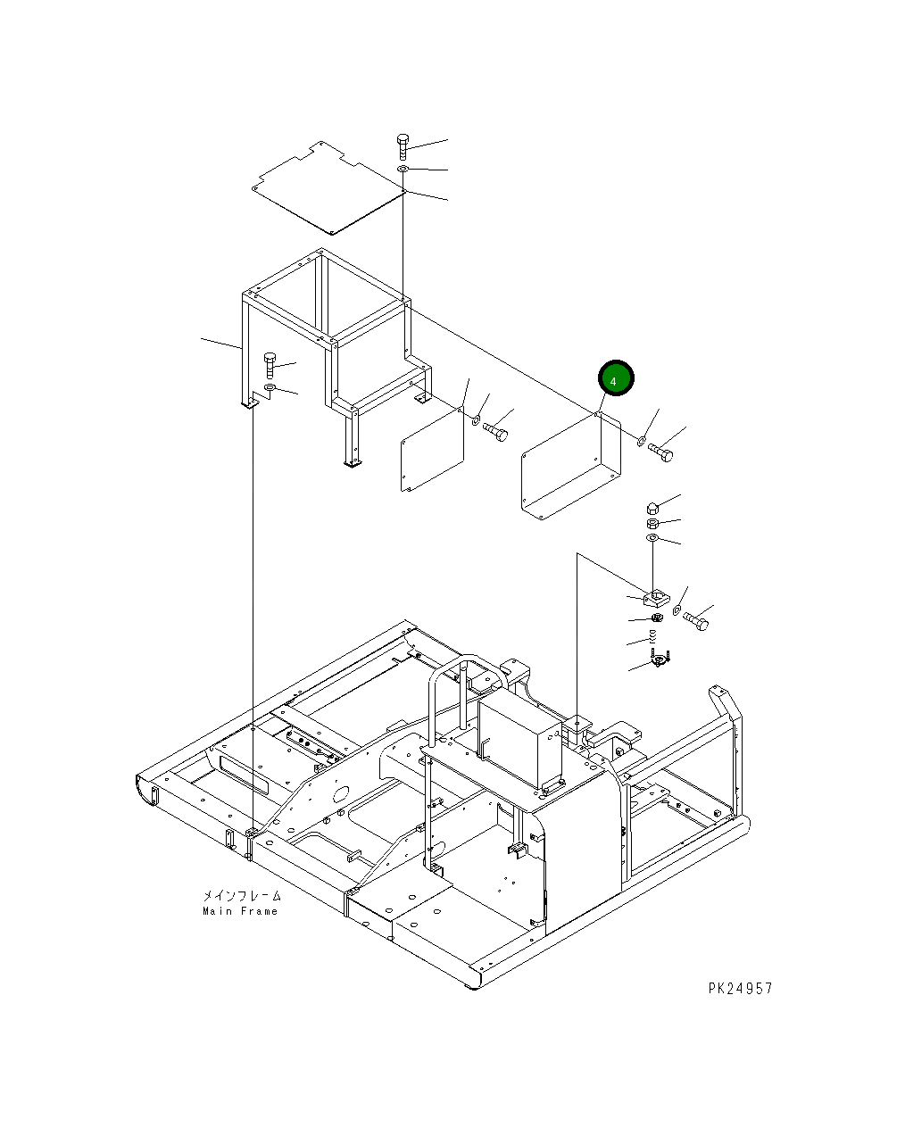 Крышка 8229-54-2171  Komatsu