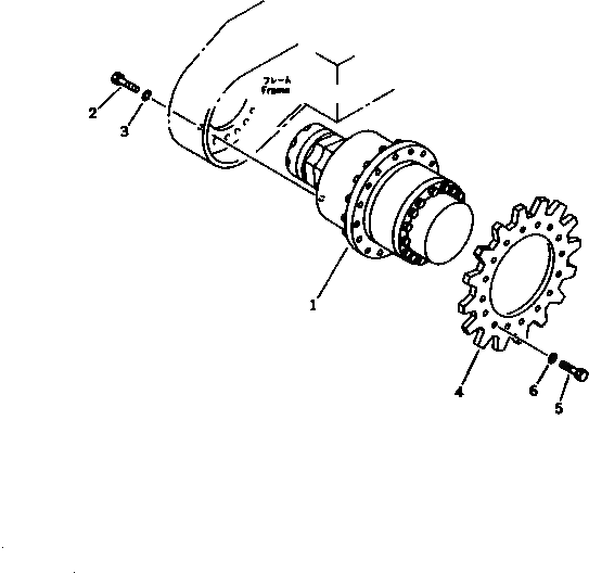 Болт 0-1000-31650  Komatsu