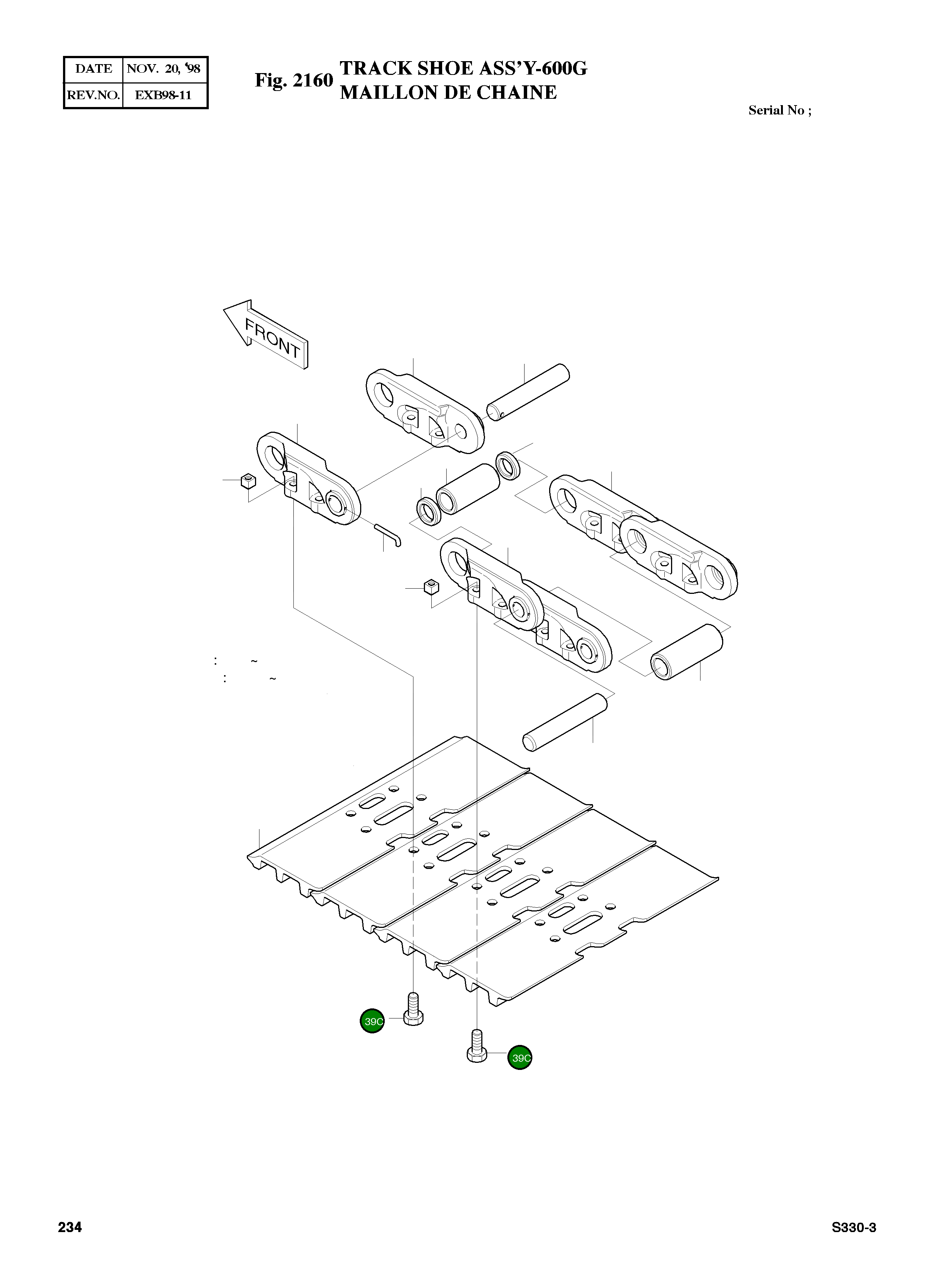 Болт 2120-1212A  Komatsu