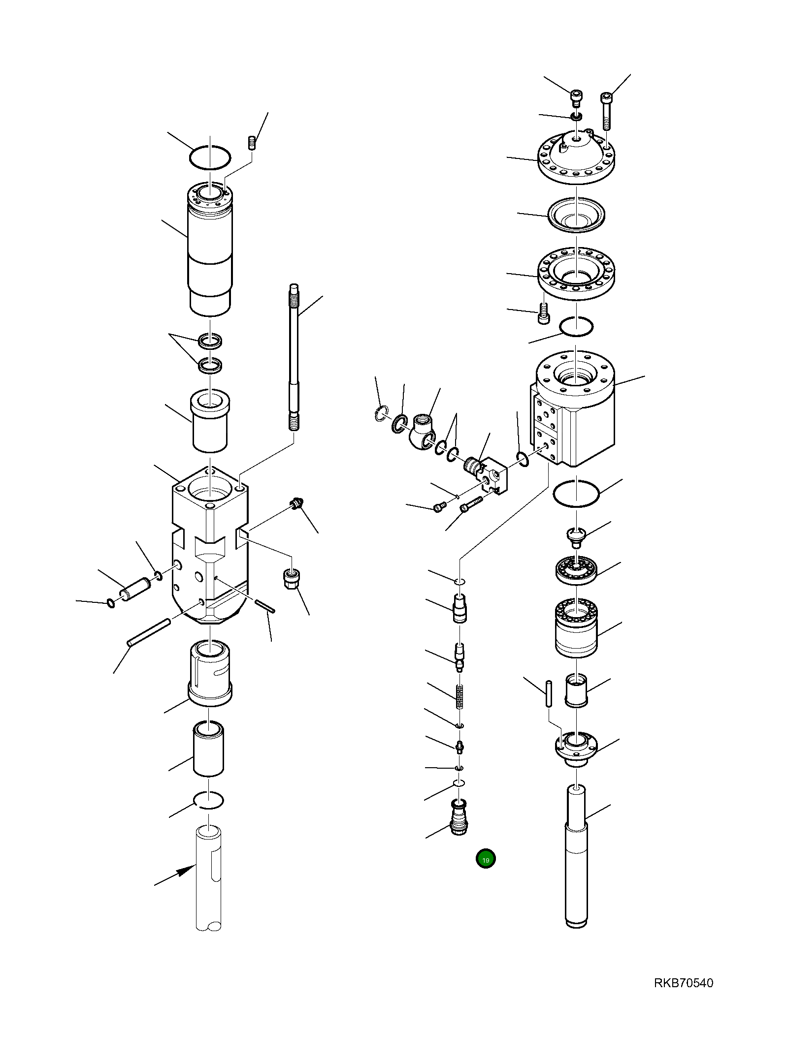 Кольцо уплотнительное (O-Ring) 22E-970-1560  Komatsu