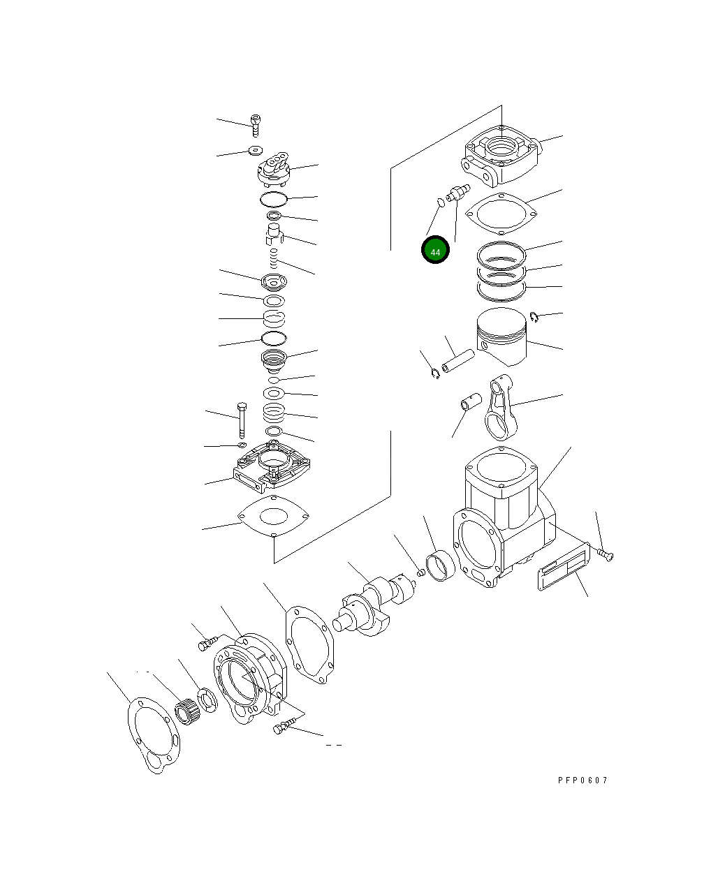 Кольцо уплотнительное (O-Ring) CU202557 Komatsu