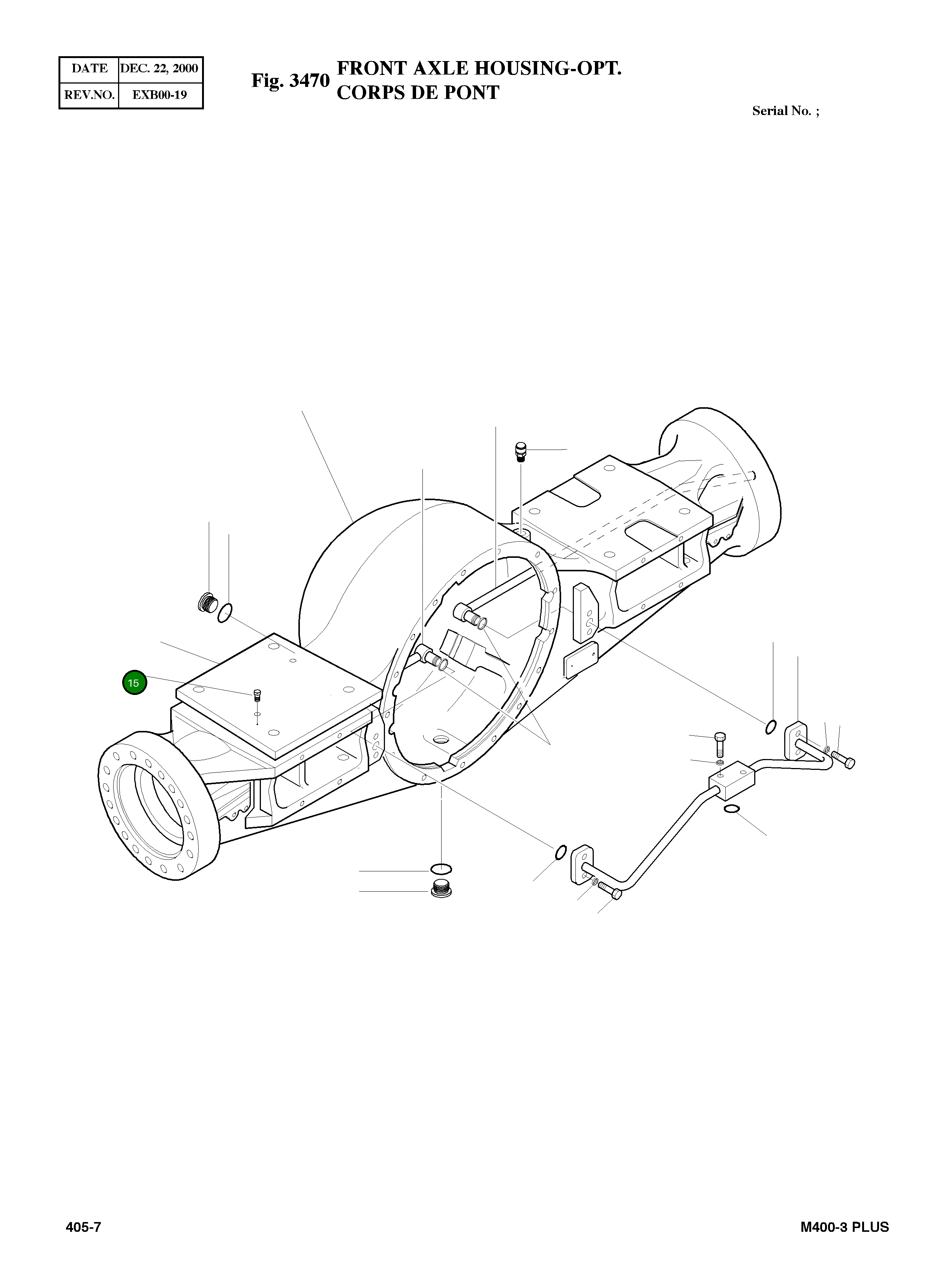 Болт 4120-7070 Komatsu