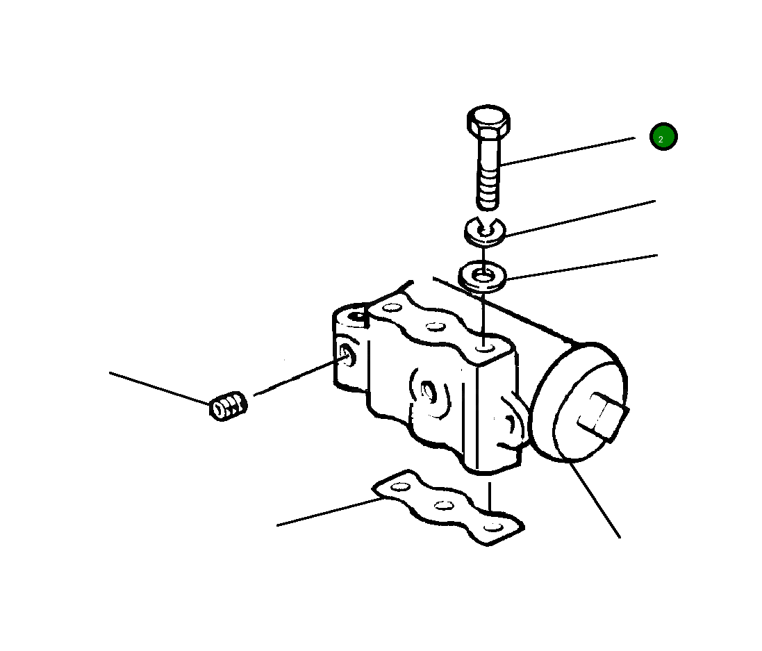 Болт 1238 067 H1  Komatsu