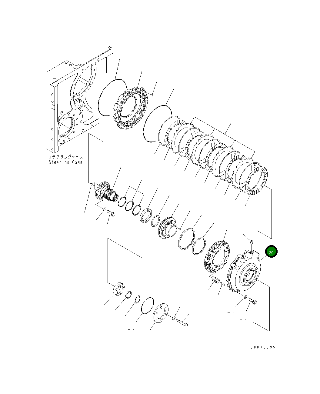 Крышка 134-22-75120 Komatsu