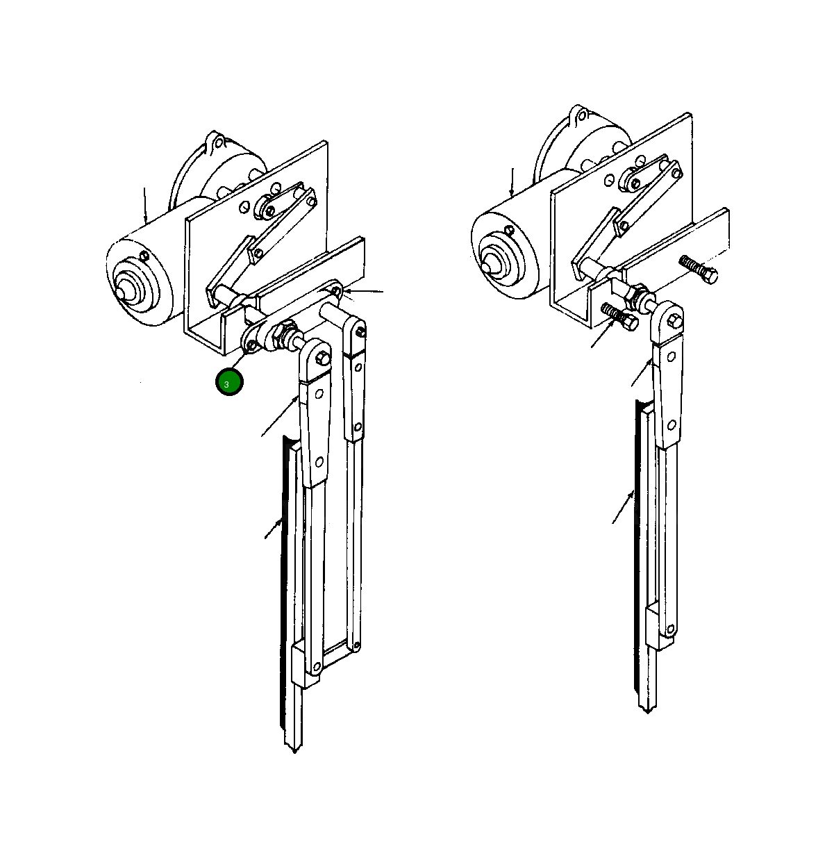 Болт 83 821 Komatsu