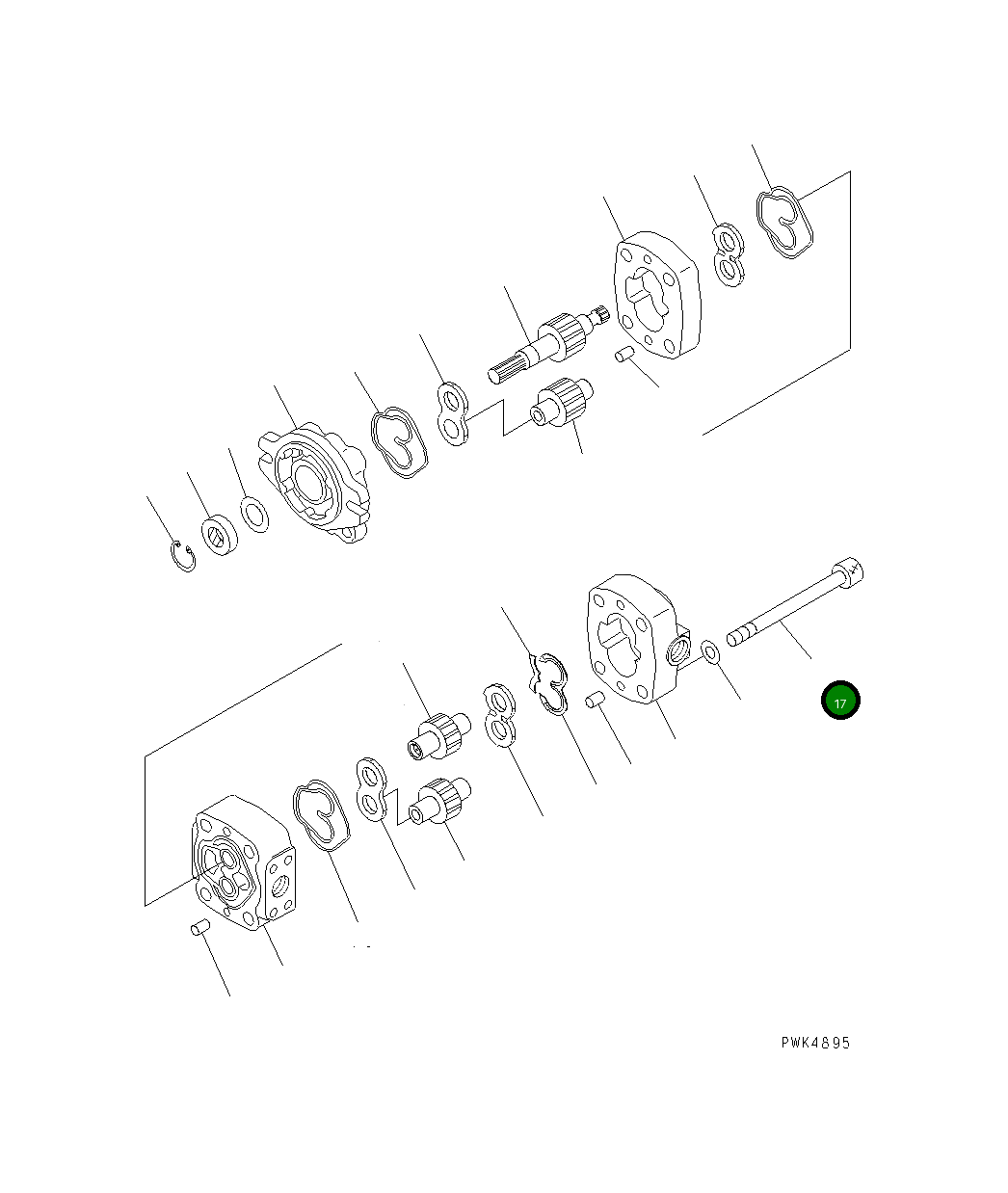 Болт 705-41-80950 Komatsu