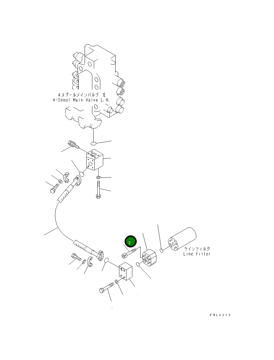 Болт 01252-31490 Komatsu