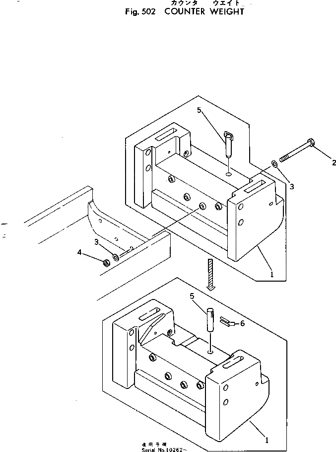 Болт 382-027558-1  Komatsu